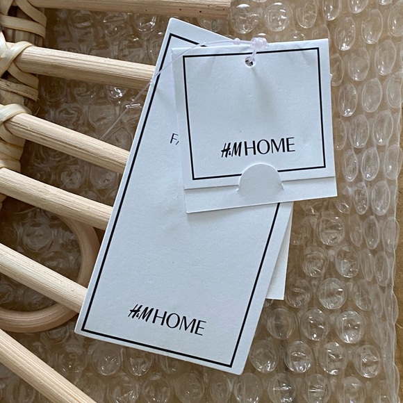 H&M Home Large Rattan Framed Mirror - Picture 4 of 6